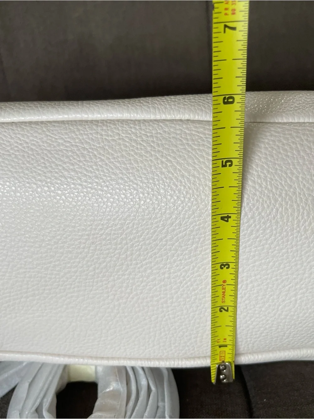 COACH Ally Pebbled Leather crossbody Chalk/Ivory  Satchel w/ Matching Wallet